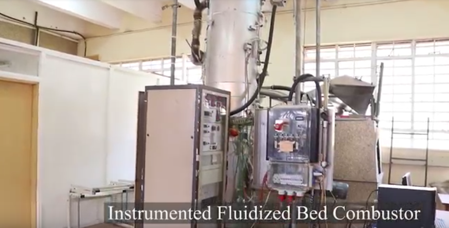 instrumented fluidized bed combustor